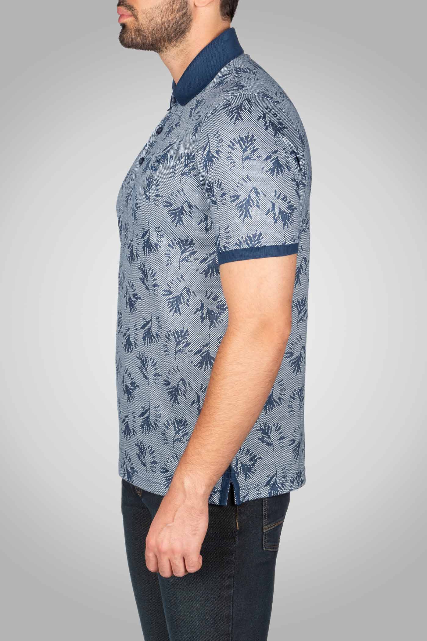 پولوشرت آستین کوتاه گلدار 160112