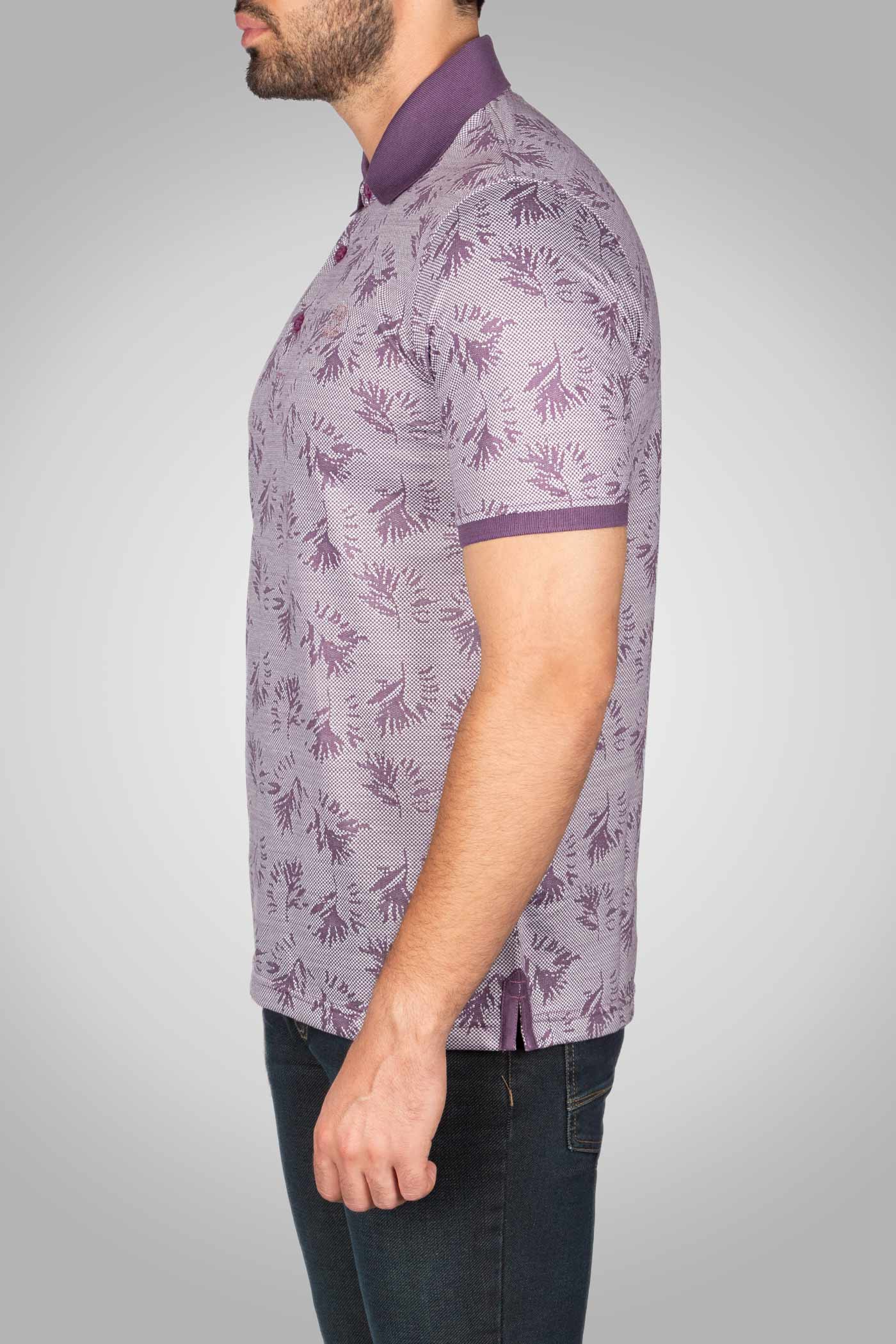 پولوشرت آستین کوتاه گلدار 160112