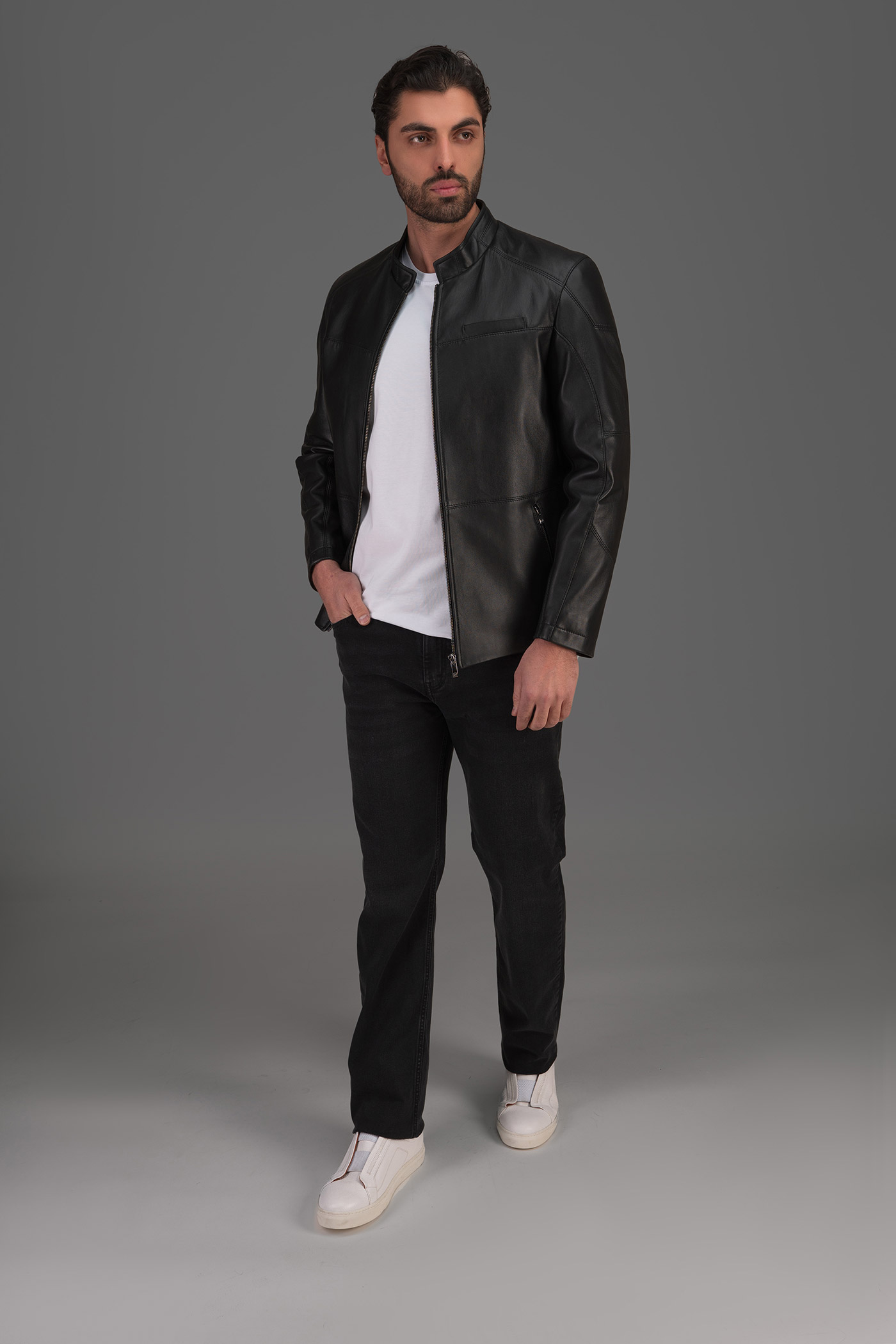 کاپشن چرم 270035