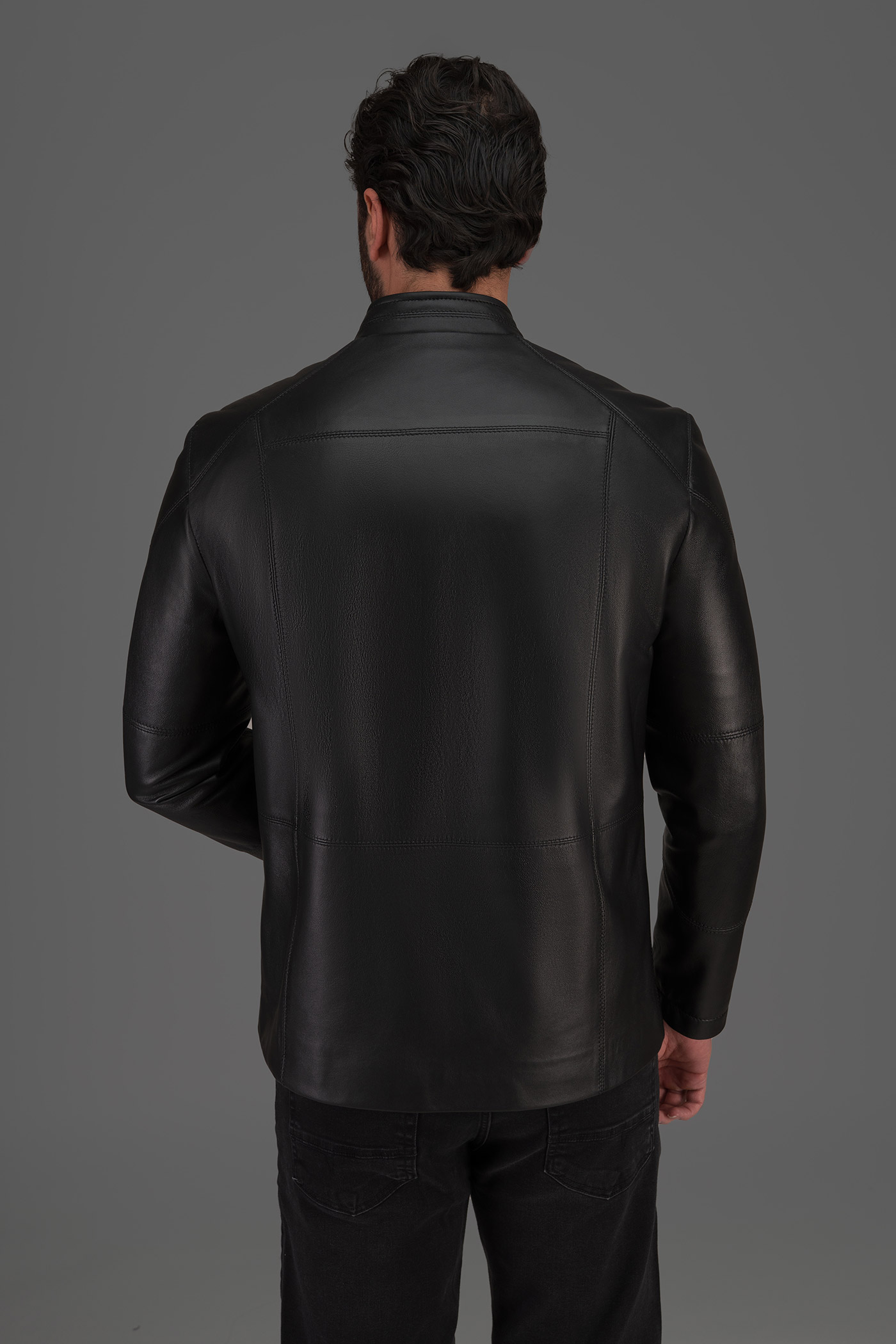 کاپشن چرم 270035