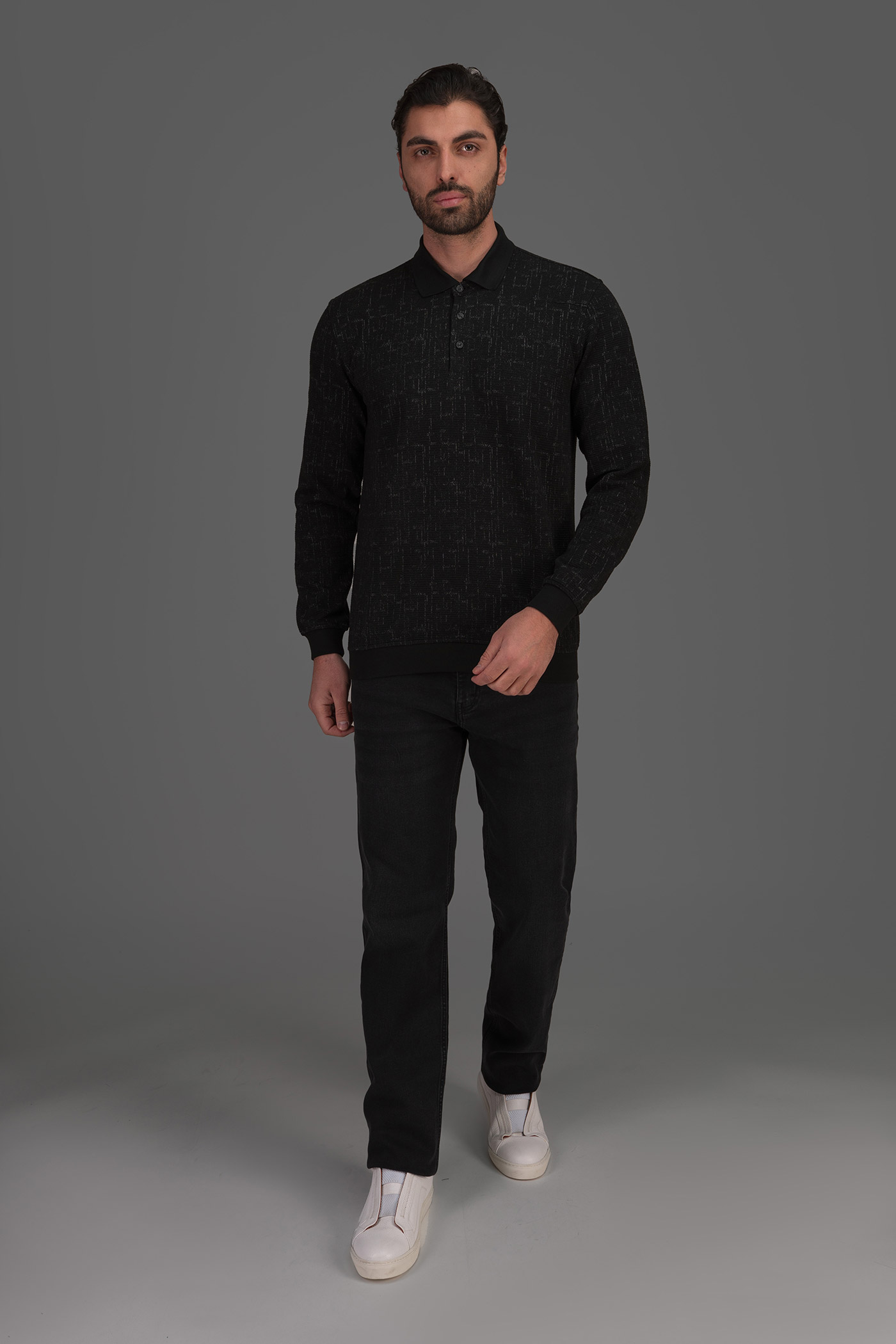 پلوشرت آستین بلند 160150