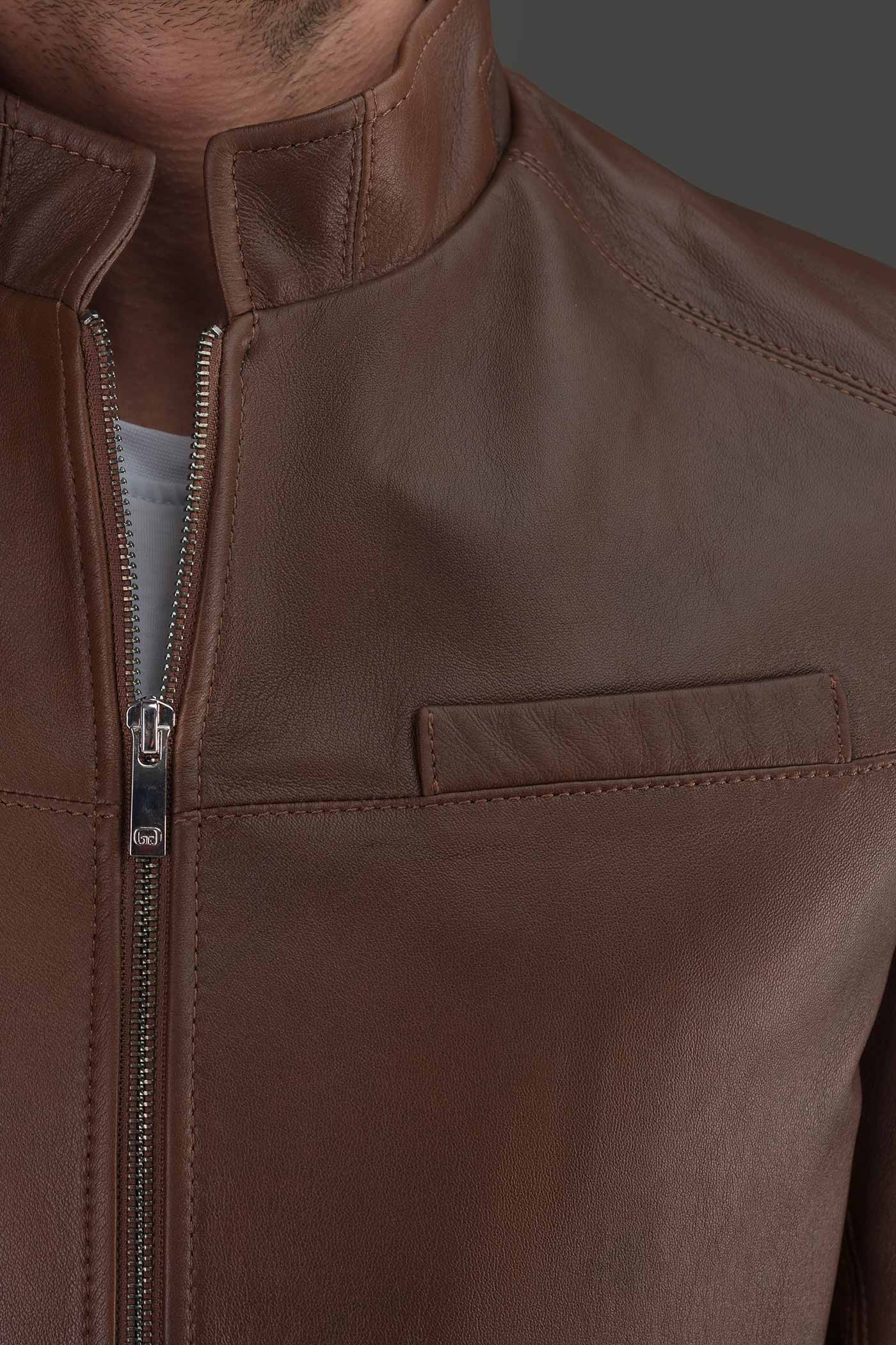 کاپشن چرم 270035